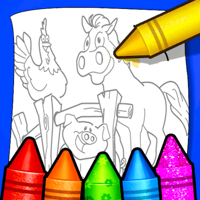Farm Animals Coloring For Kids By Gamepix