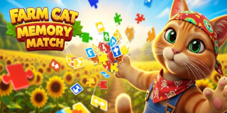 Farm Cat Memory Match thumbnail