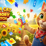 Farm Cat Memory Match