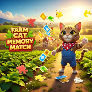 Farm Cat Memory Match Thumbnail