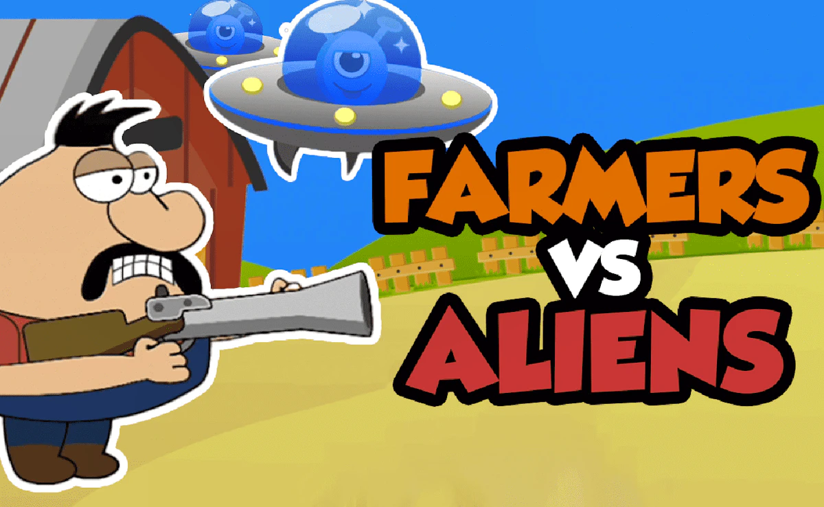 Play Farmers vs Aliens — free online Adventure game