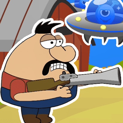 Farmers vs Aliens By Gamepix