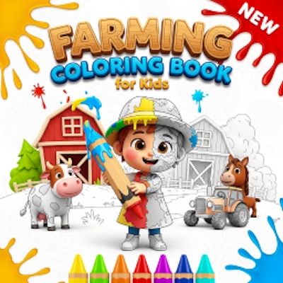 Farming Coloring Book for Kids By Gamepix
