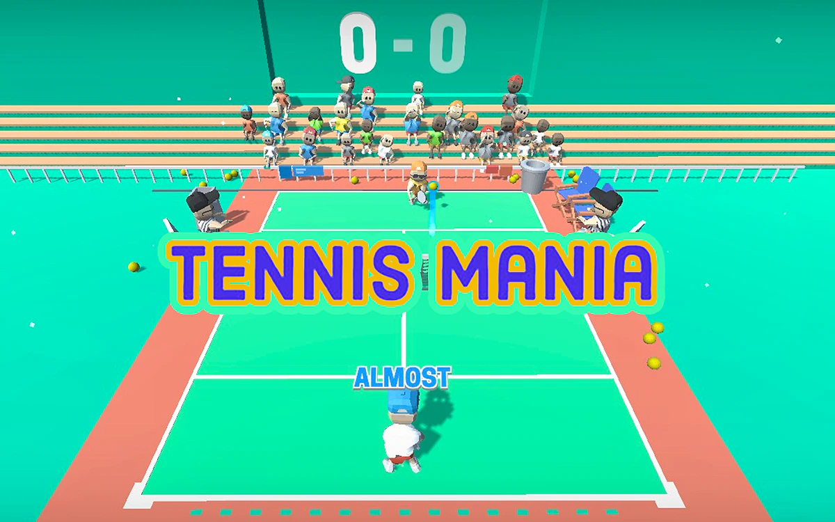 Play Tennis Mania — free online Sports game
