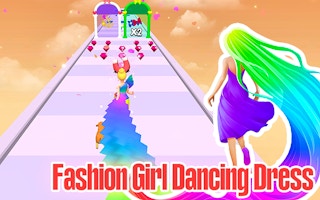 Fashion Girl Dancing Dress