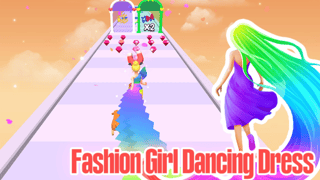 Fashion Girl Dancing Dress
