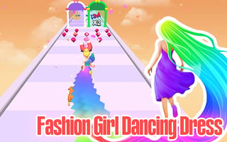 Fashion Girl Dancing Dress