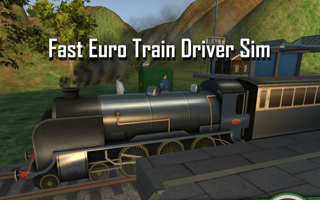 Fast Euro Train Driver Sim game cover