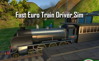 Fast Euro Train Driver Sim