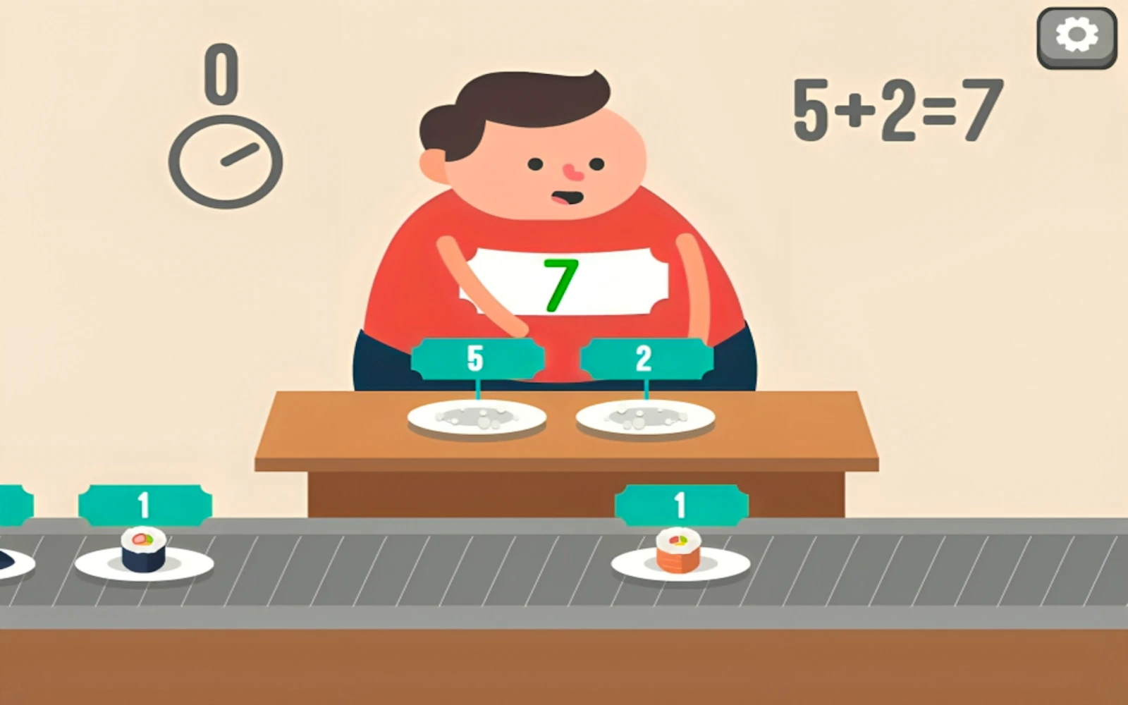 Feed Math Pro — free online thinky game on Glaze Games