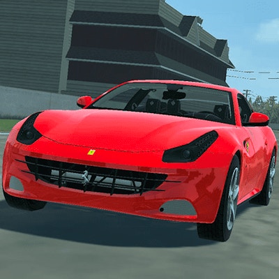 Ferrari Track Driving By Gamepix