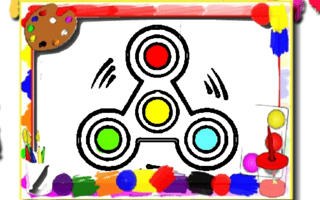Fidget Spinner Coloring Book game cover