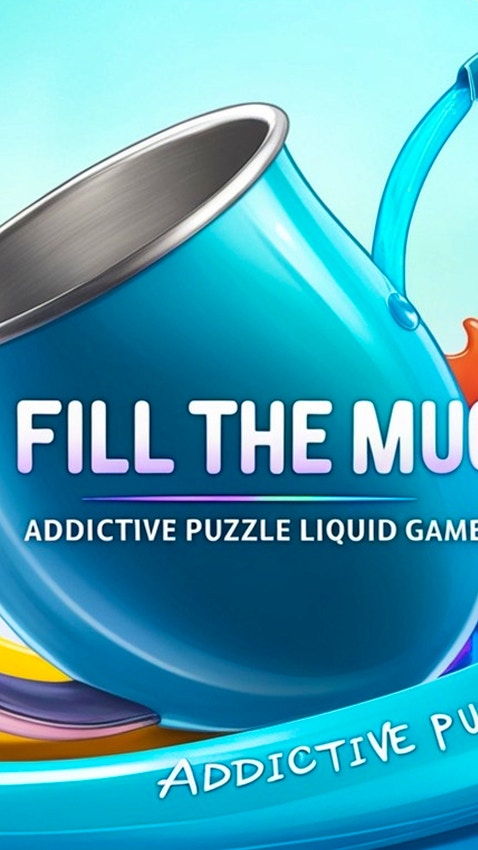 Fill the Mug Addictive Puzzle Liquid Game