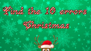 Image for Find 10 errors - CHRISTMAS