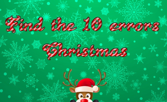 Find 10 Errors Christmas