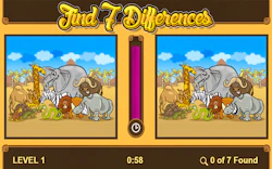 Find 7 Differences Game