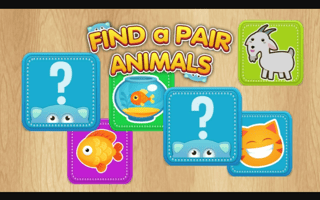 Find A Pair Animals game cover