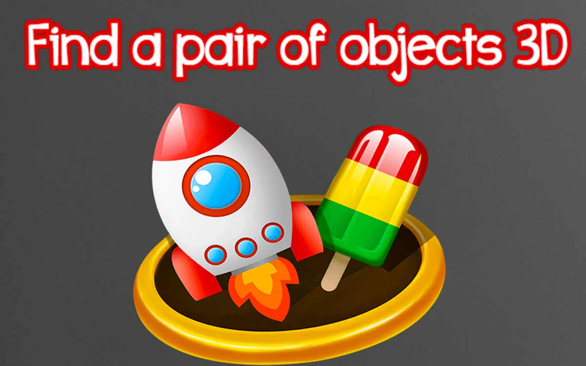 Play Find a Pair of Objects 3D — free online Puzzle game
