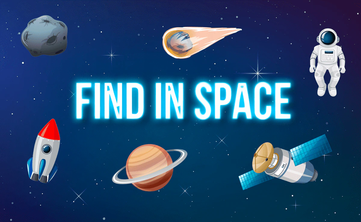Play Find In Space — free online Puzzle game