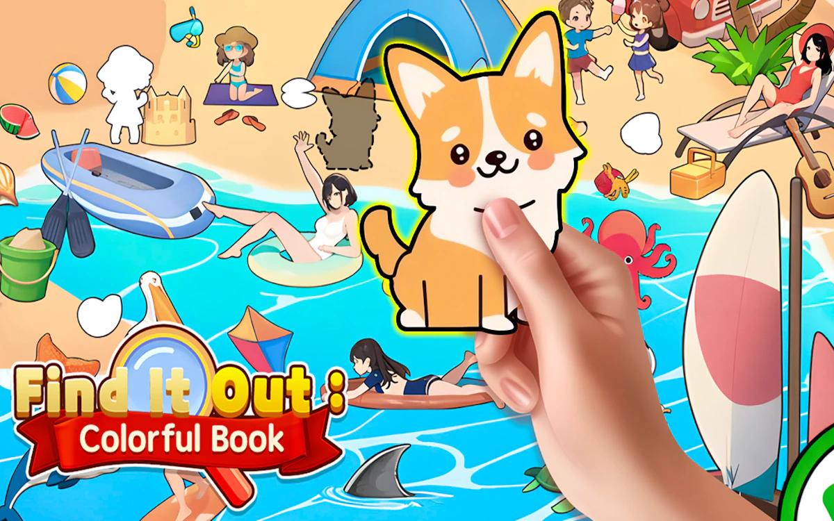 Play Find It Out Colorful Book — free online Casual game