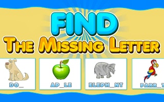 Find The Missing Letter Game game cover