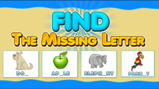 Find The Missing Letter Game game cover