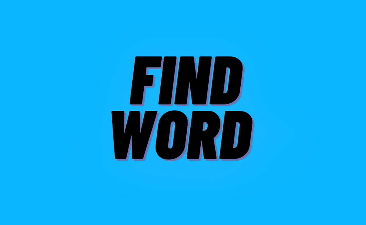Play Find Word — free online Brain game