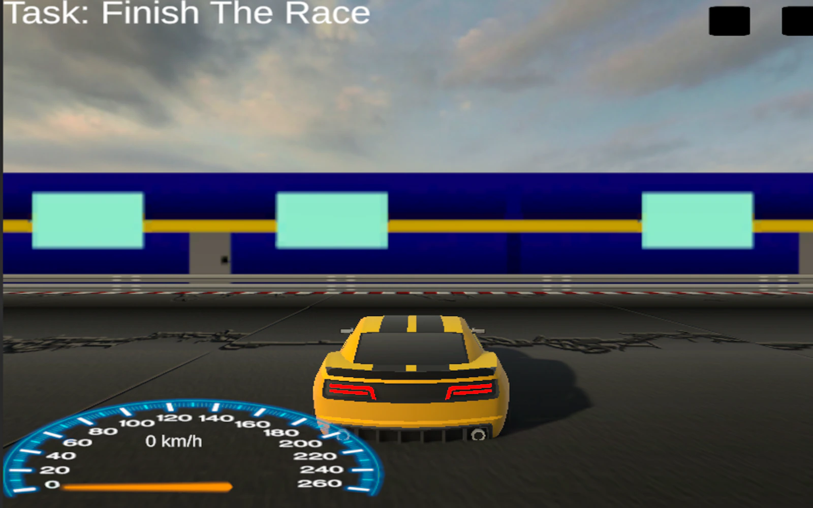 Finish the Race — free online driving game on Glaze Games