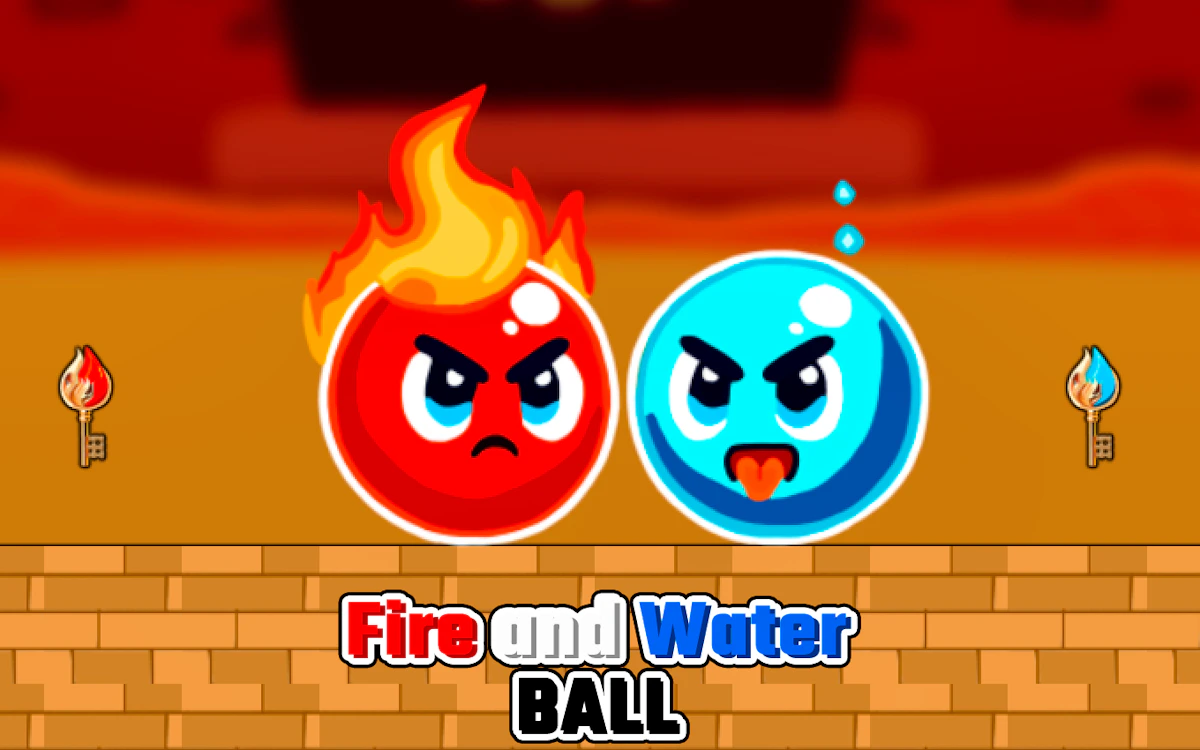 Play Fire and Water Ball — free online Fire And Water game