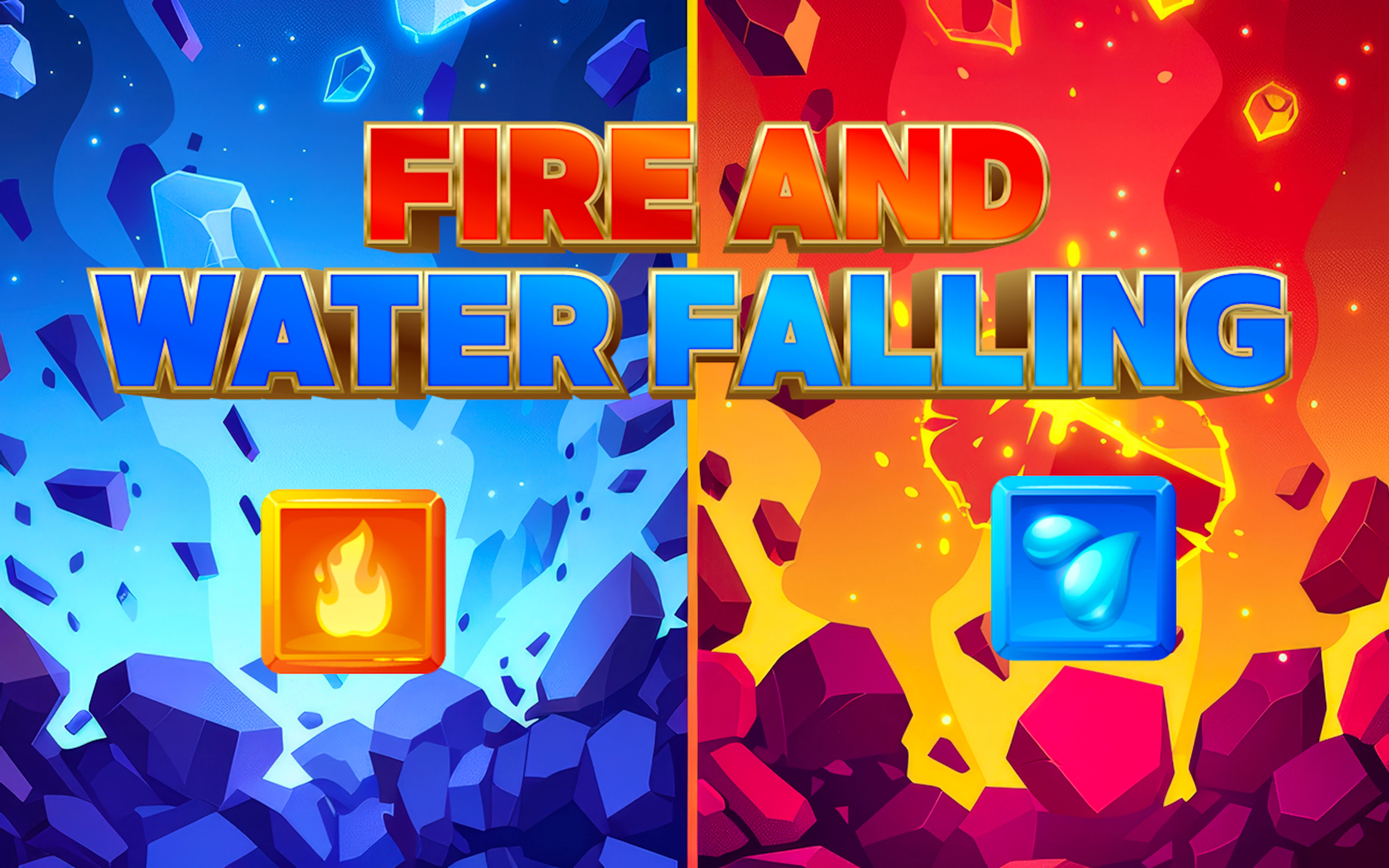 Fire And Water Falling
