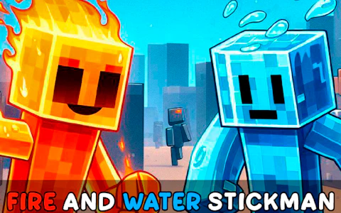 Fire and Water Stickman game thumbnail