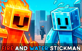 Fire And Water Stickman game cover