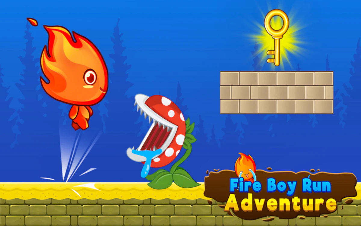 Play Fire Boy Run Adventure — free online Adventure game