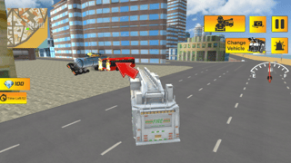 Fire City Truck Rescue Driving Simulator game cover