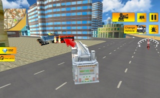 Fire City Truck Rescue Driving Simulator