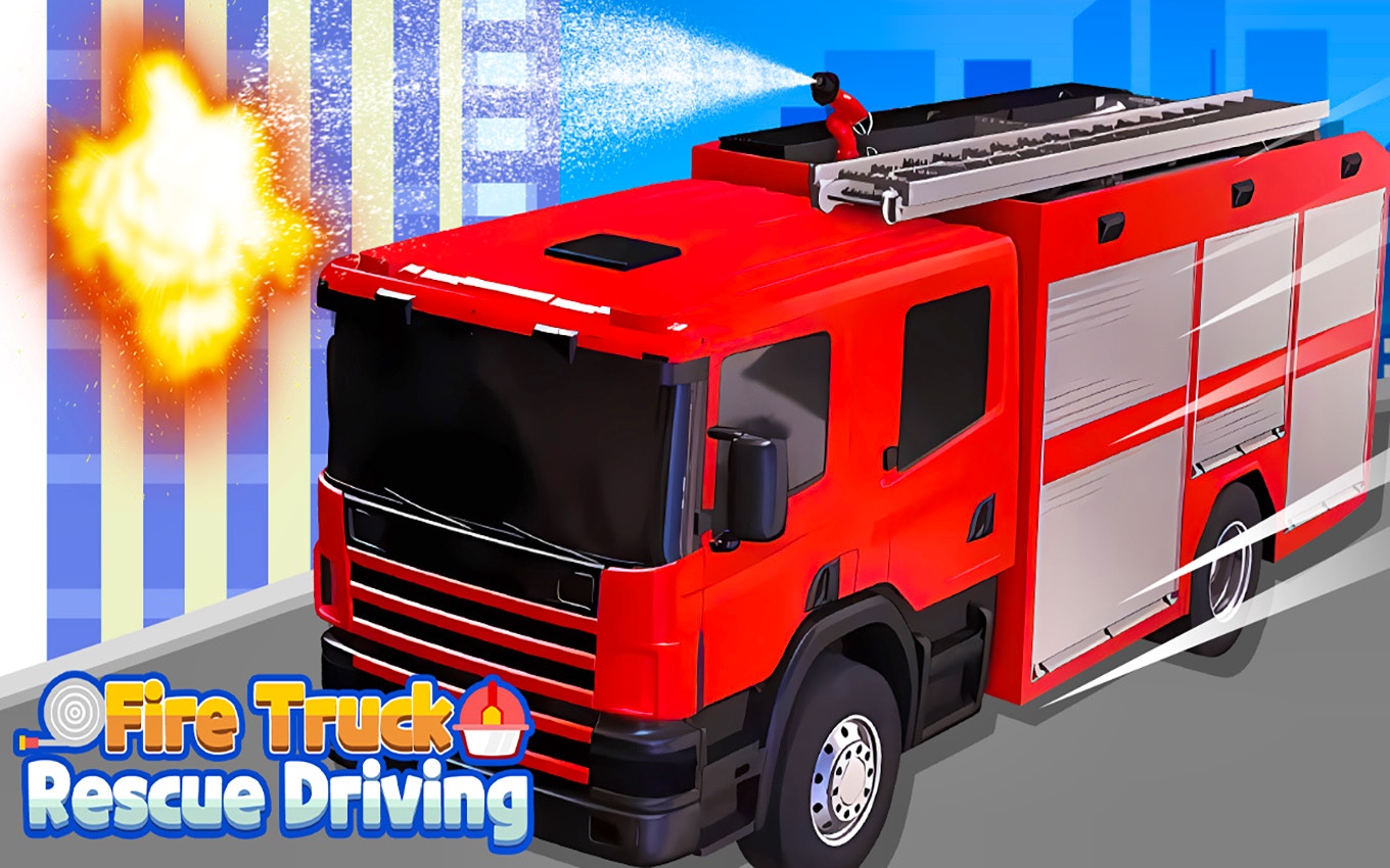 Fire Truck Rescue Driving