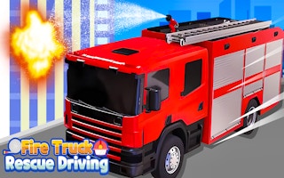 Fire Truck Rescue Driving