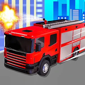 Fire Truck Rescue Driving Thumbnail