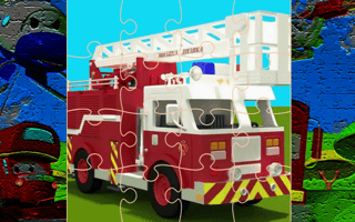 Fire Trucks Jigsaw Puzzles game cover