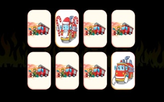 Fire Trucks Memory game cover