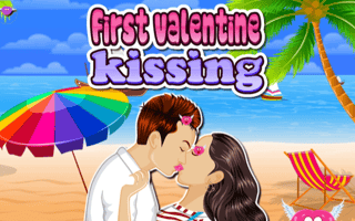 First Valentine Kissing game cover
