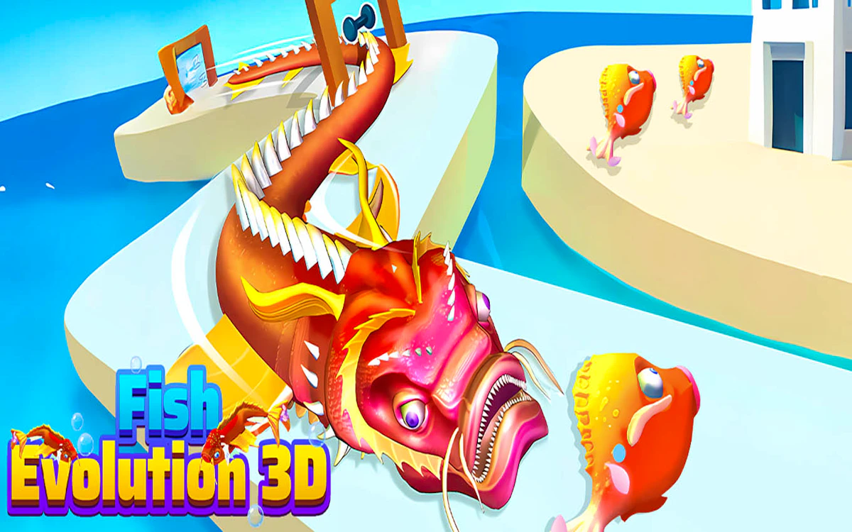 Play Fish Evolution 3D — free online Adventure game