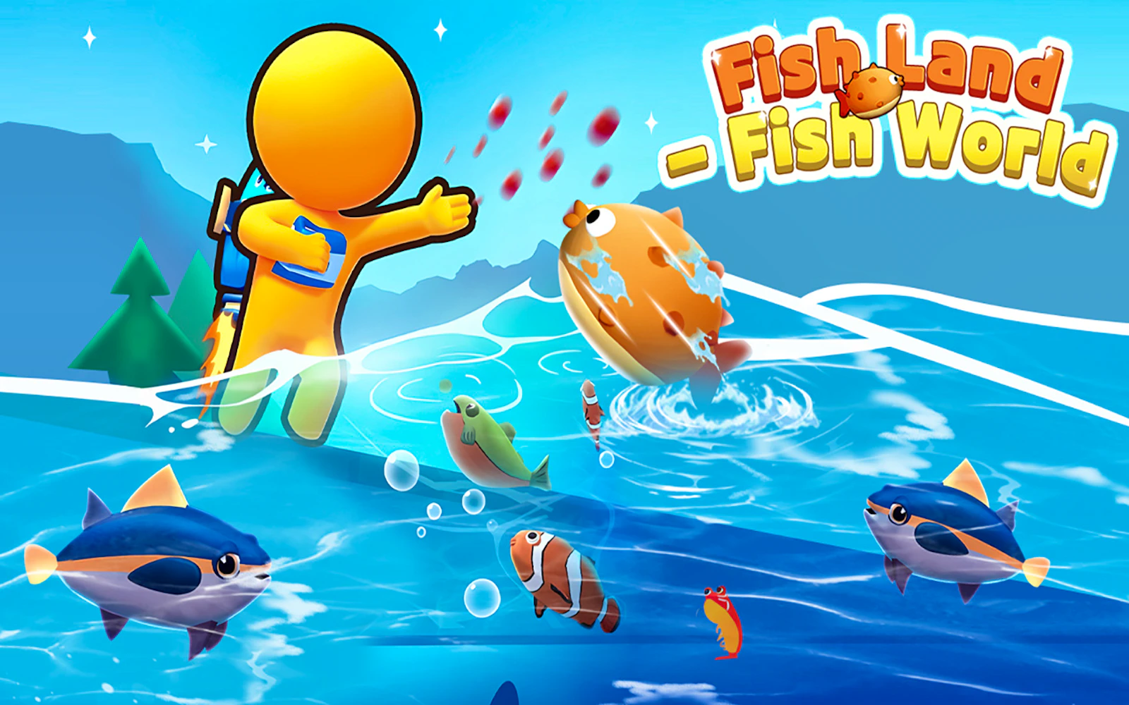Fish Land - Fish World — free online simulation game on Glaze Games
