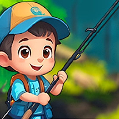 Fishing Guy By Gamepix