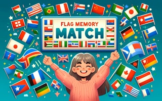 Flag Memory Match game cover