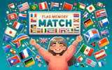 Flag Memory Match
