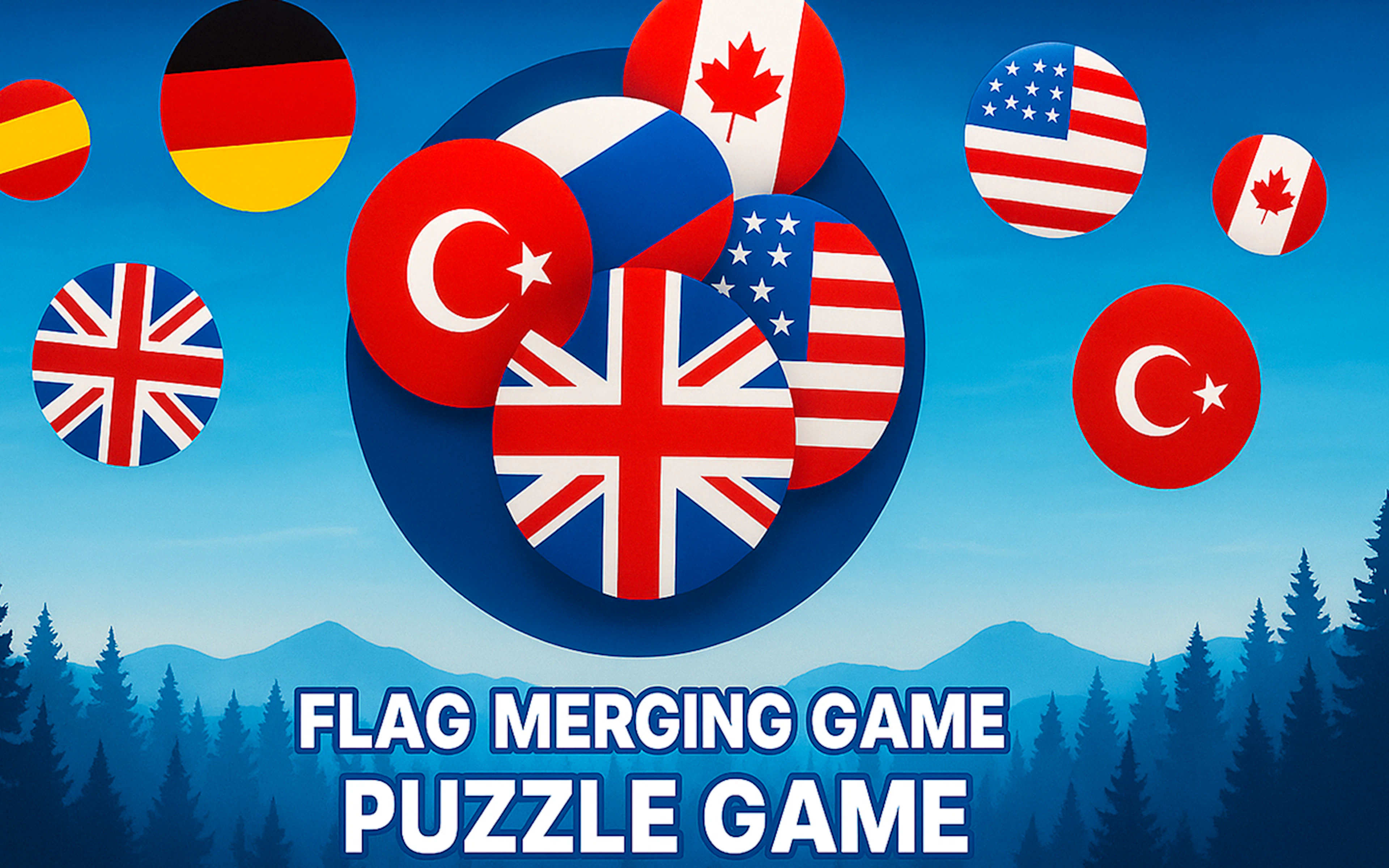 Flag Merging Game - Puzzle Game