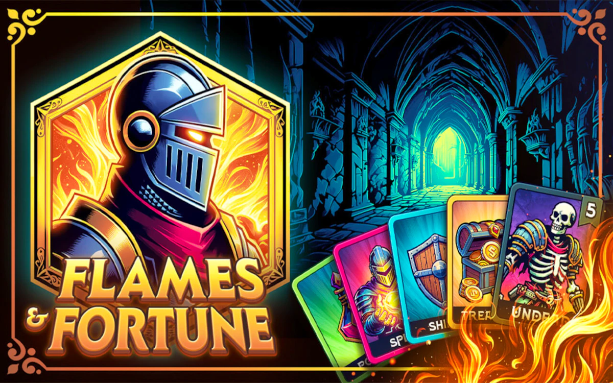 Play Flames & Fortune — free online Card game