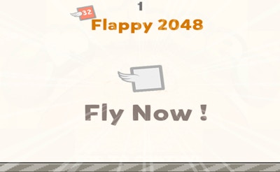 Flappy 2048 game