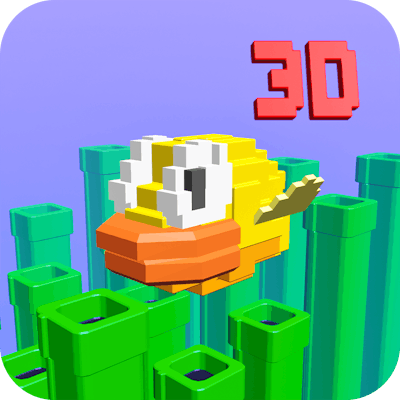 Flappy Bird 3D By Gamepix